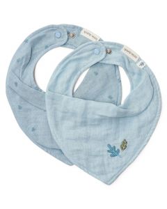 Lot de 2 bavoirs bandana