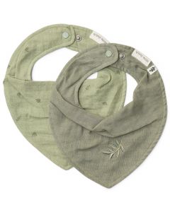 Lot de 2 bavoirs bandana