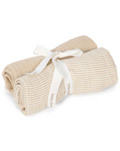 Lot de 2 langes - 70 x 70 cm