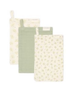 Lot de 3 gants de toilette