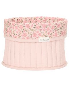 Petit panier de toilette rond réversible 20 x 15 cm