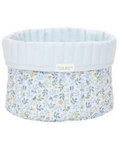 Petit panier de toilette rond réversible 20 x 15 cm
