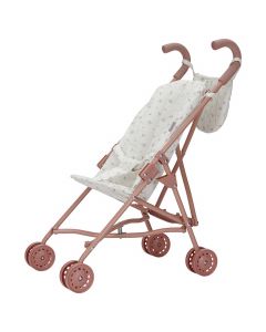 Poussette de poupée en métal