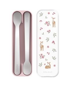 Set de 2 cuillères avec boîte de transport
