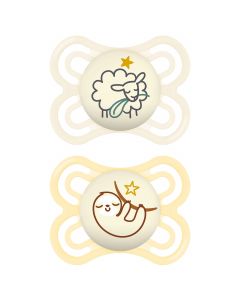 Sucette Perfect Nuit silicone 0-6m (x2)