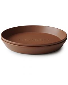 Assiette ronde - 2 pièces