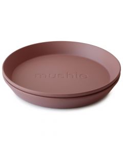 Assiette ronde - 2 pièces