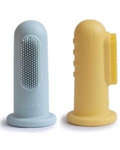 Brosse à dents de doigt - 2 pièces