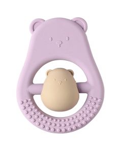 Anneau hochet maman et bébé en silicone