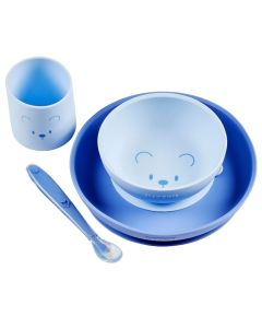Coffret repas silicone - 4pcs