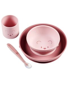 Coffret repas silicone - 4pcs
