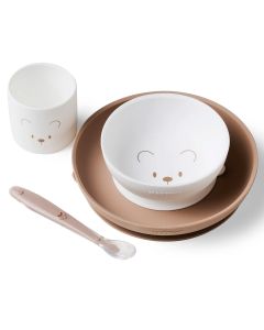 Coffret repas silicone - 4pcs