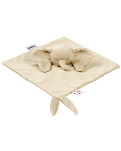 Doudou éléphant velours côtelé 27 x 27 cm - Fanfan
