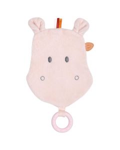 Doudou Susie l'hippo avec anneau de dentiton - Susie & Bonnie
