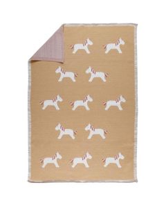 Couverture jacquard bio Lina 75 x 100 cm – Lina & Joy