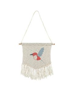 Tissage mural coton bio - Moris & Sacha
