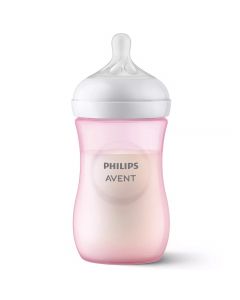 Biberon Philips Avent Natural Response 260 ml Rose ou Bleu