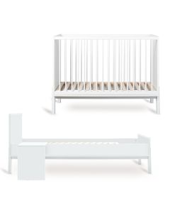 Chambre bébé Ashi : lit 60 x 120 cm + kit Junior