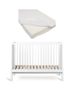 Chambre bébé Ashi : lit 60 x 120 cm + matelas
