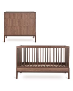 Chambre bébé Ashi : lit 70 x 140 cm + commode