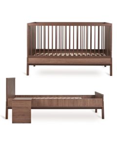 Chambre bébé Ashi : lit 70 x 140 cm + kit Junior