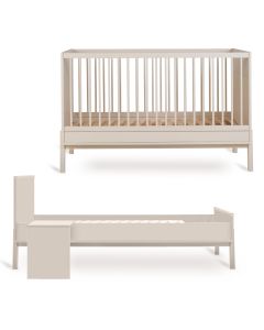 Chambre bébé Ashi : lit 70 x 140 cm + kit Junior