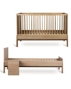 Chambre bébé Ashi : lit 70 x 140 cm + kit Junior