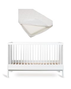 Chambre bébé Ashi : lit 70 x 140 cm + matelas