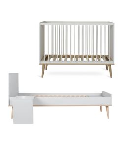 Chambre bébé Flow : lit 60 x 120 cm + kit Junior