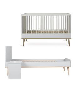 Chambre bébé Flow : lit 70 x 140 cm + kit Junior