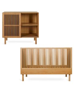 Chambre bébé Hai No Ki : lit 70 x 140 cm + commode