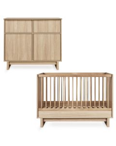 Chambre bébé Kyo : lit 70 x 120 cm + commode