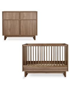 Chambre bébé Kyo : lit 70 x 120 cm + commode