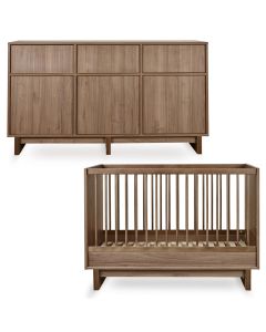 Chambre bébé Kyo : lit 70 x 120 cm + commode XL