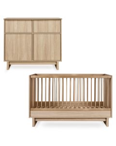 Chambre bébé Kyo : lit 70 x 140 cm + commode