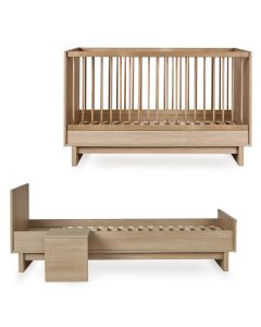 Chambre bébé Kyo : lit 70 x 140 cm + kit Junior