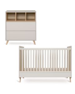 Chambre bébé Loft : lit 70 x 140 cm + commode