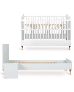 Chambre bébé Loft : lit 70 x 140 cm + kit Junior