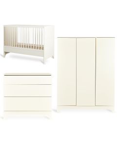 Chambre bébé Tsugi : lit 60 x 120 cm + commode + armoire XL