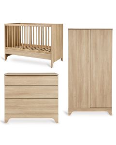 Chambre bébé Tsugi : lit 60 x 120 cm + commode + armoire