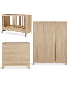 Chambre bébé Tsugi : lit 60 x 120 cm + commode + armoire XL