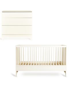 Chambre bébé Tsugi : lit 70 x 140 cm + commode