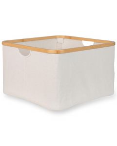 Panier de rangement en bambou 45 x 45 cm