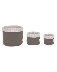 Lot de 3 paniers de rangement