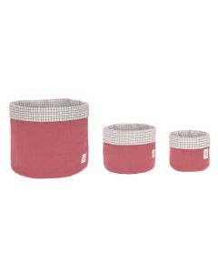 Lot de 3 paniers de rangement