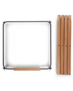 Set de pieds longs + repose-pieds pour chaise Evolu / Evowood