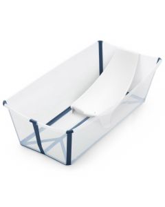 Baignoire bébé pliable Flexi Bath XL + support nouveau-né