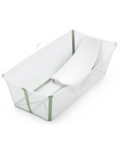 Baignoire bébé pliable Flexi Bath XL + support nouveau-né