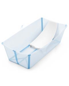 Baignoire bébé pliable Flexi Bath XL + support nouveau-né