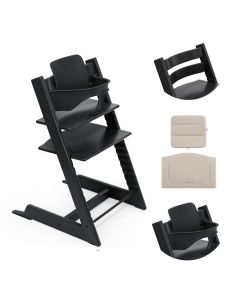 Pack chaise haute Tripp Trapp + Baby Set 2 + Coussin